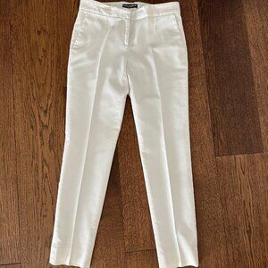 Dolce & Gabbana Cotton Pants, Size IT 40 , US 4  Ivory